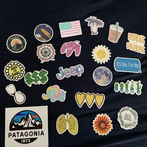 Stickers (brandy Melville, Jeep, Patagonia)